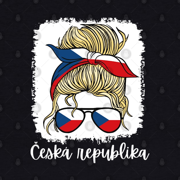 Ceska Czech Republic Flag Girls Czech Girl Kids by qwertydesigns